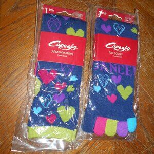 Arm Wrappers & Toe Socks- Capezio Dance- New in Packages
